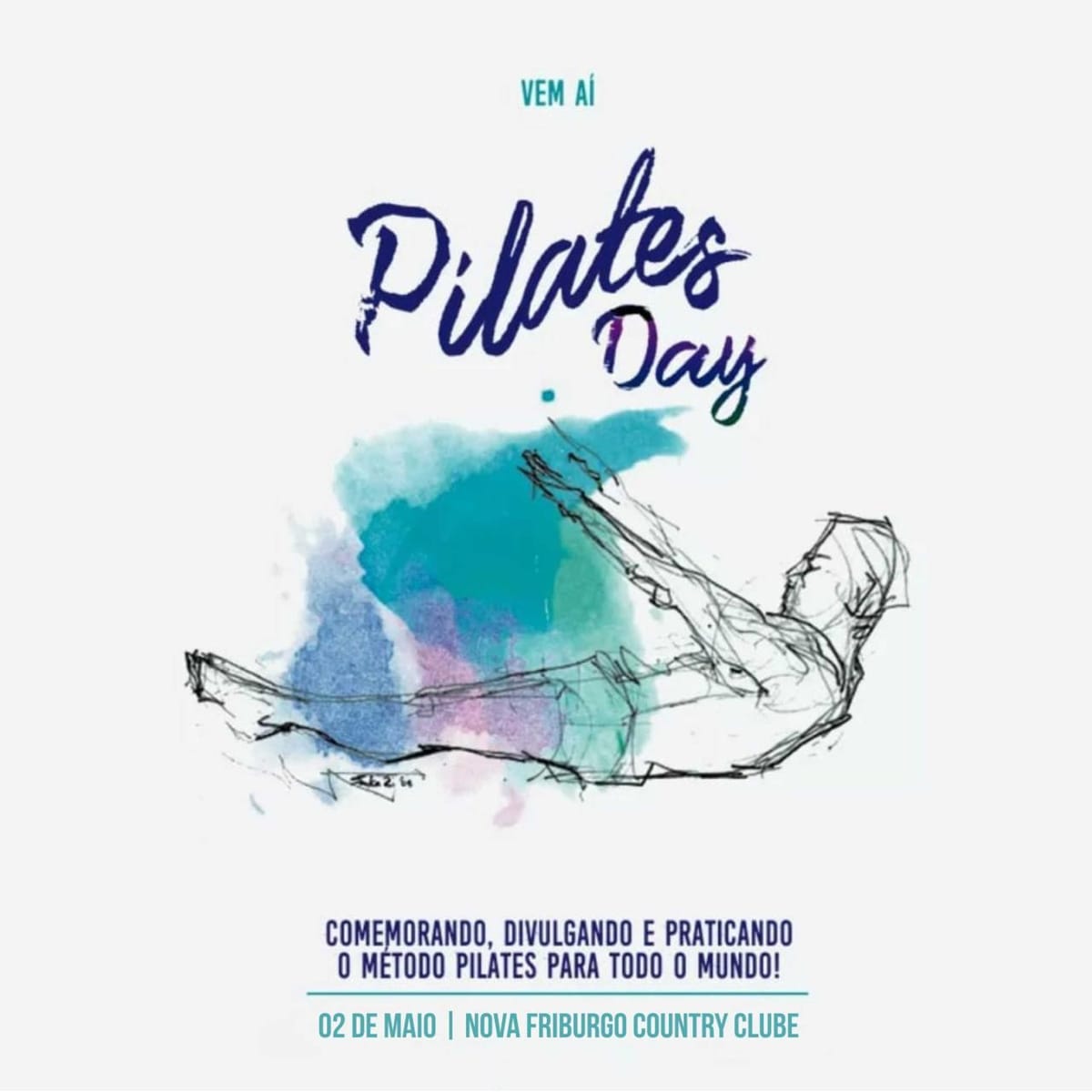 É neste sábado! Prepare o seu tapetinho para o Pilates Day