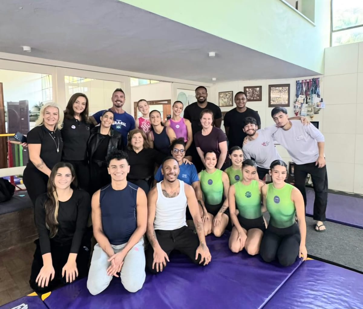 NFCC marca presença em laboratório com coreógrafo da Seleção Brasileira de Ginástica