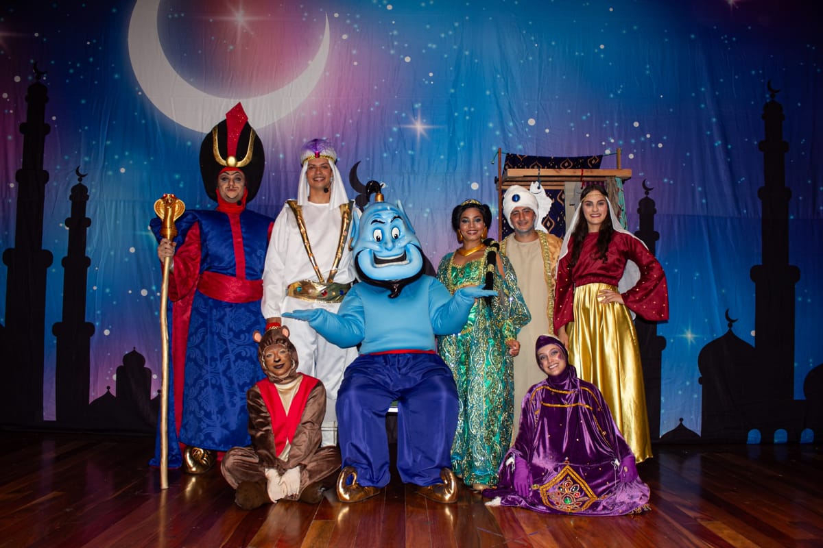 Espetáculo “Aladdim e a Lâmpada Mágica” encanta público no teatro do NFCC