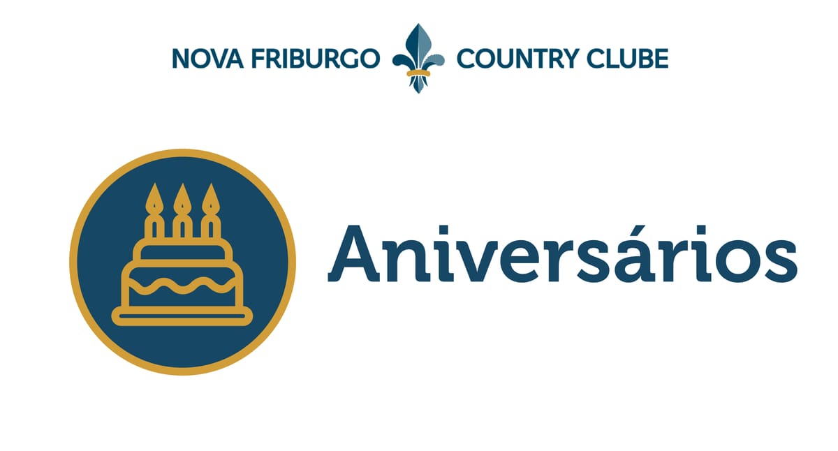 Parabéns aos aniversariantes!