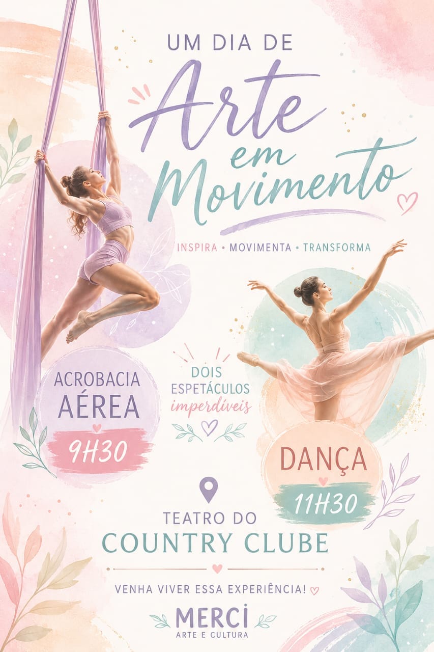 Um dia de arte em movimento