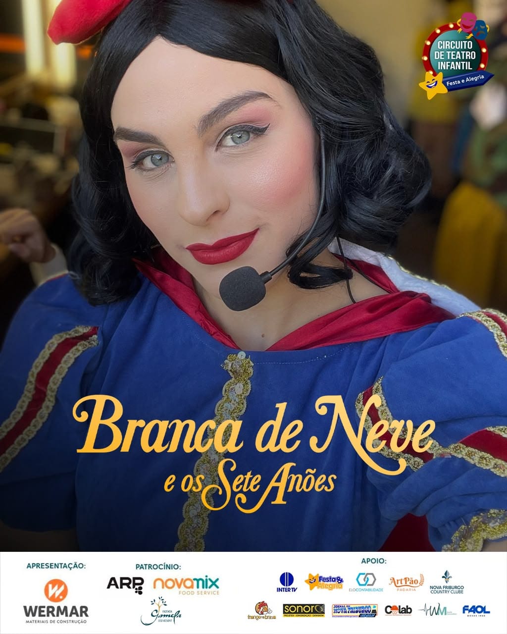 Branca de Neve e os Sete Anões chega ao teatro no próximo domingo