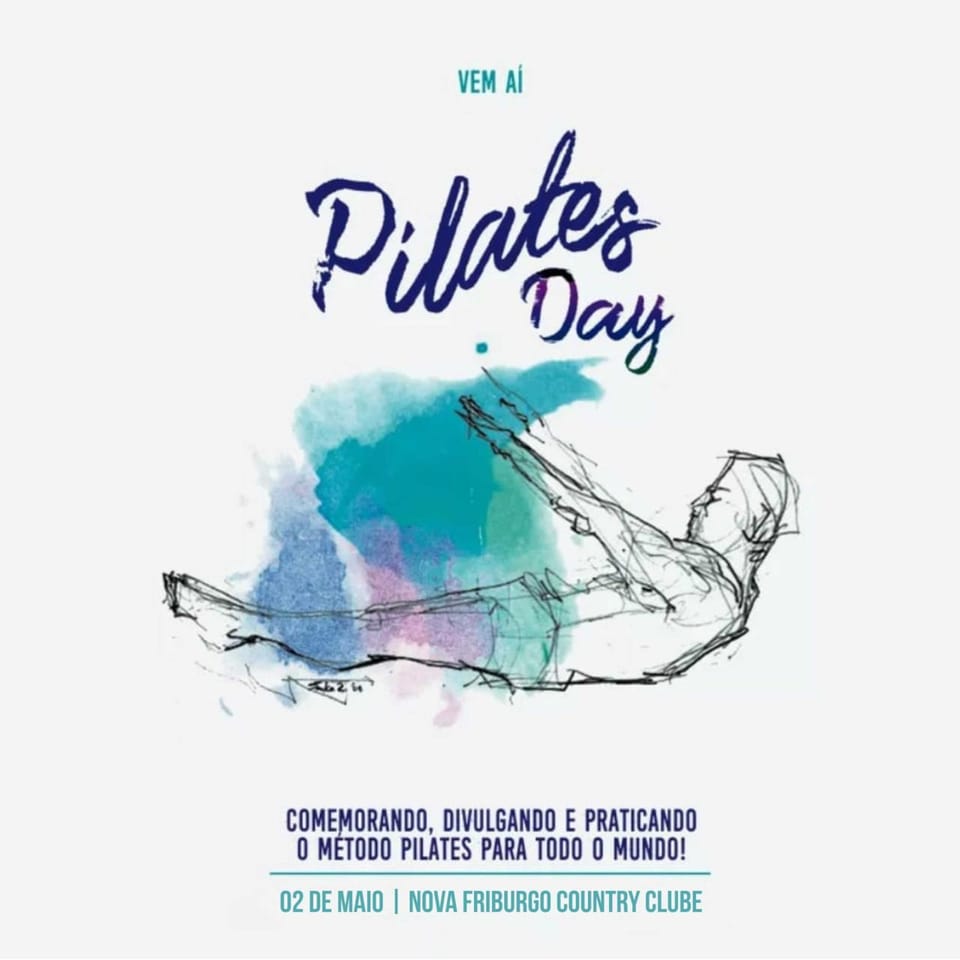 É neste sábado! Prepare o seu tapetinho para o Pilates Day