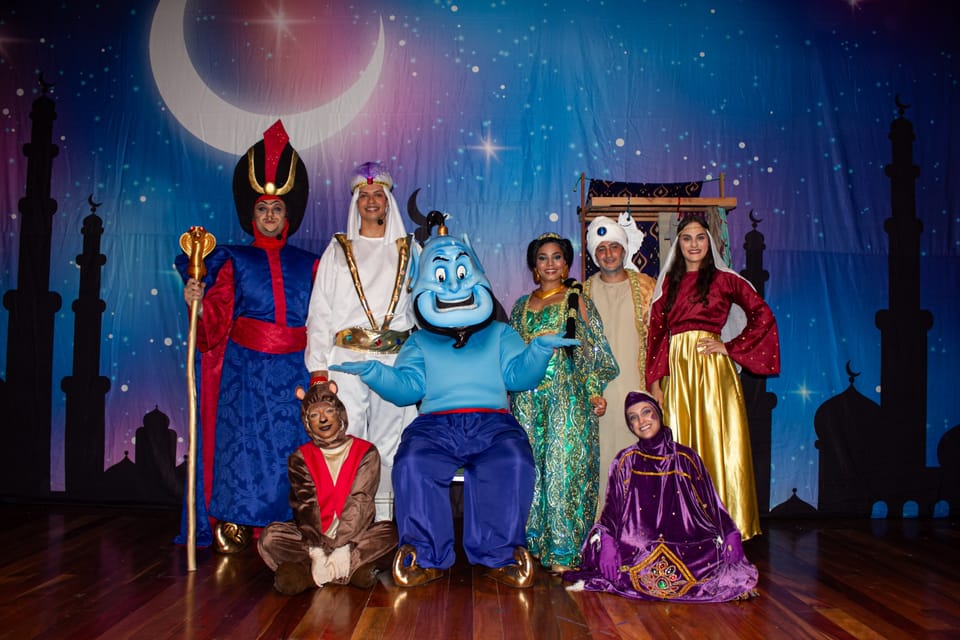 Espetáculo “Aladdim e a Lâmpada Mágica” encanta público no teatro do NFCC