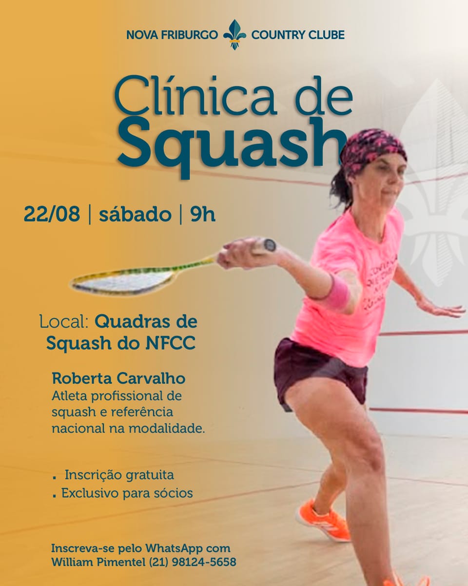 Squash | Uma manhã para aprender e aprimorar seu jogo