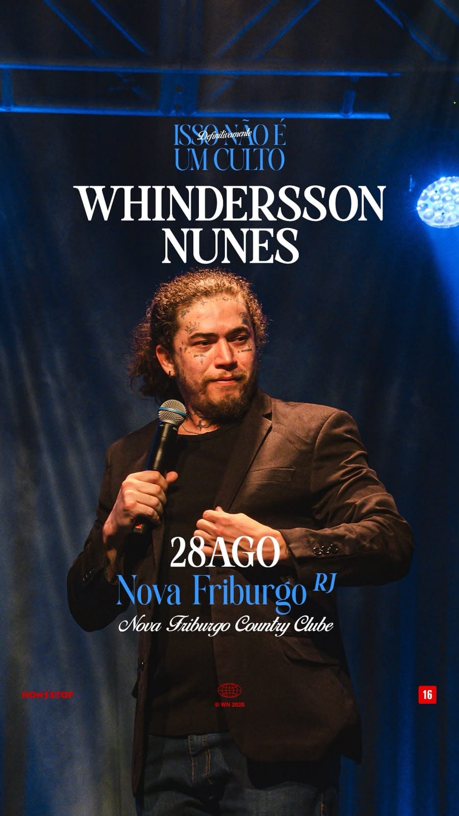 Nesta sexta: Whindersson Nunes no Country Clube