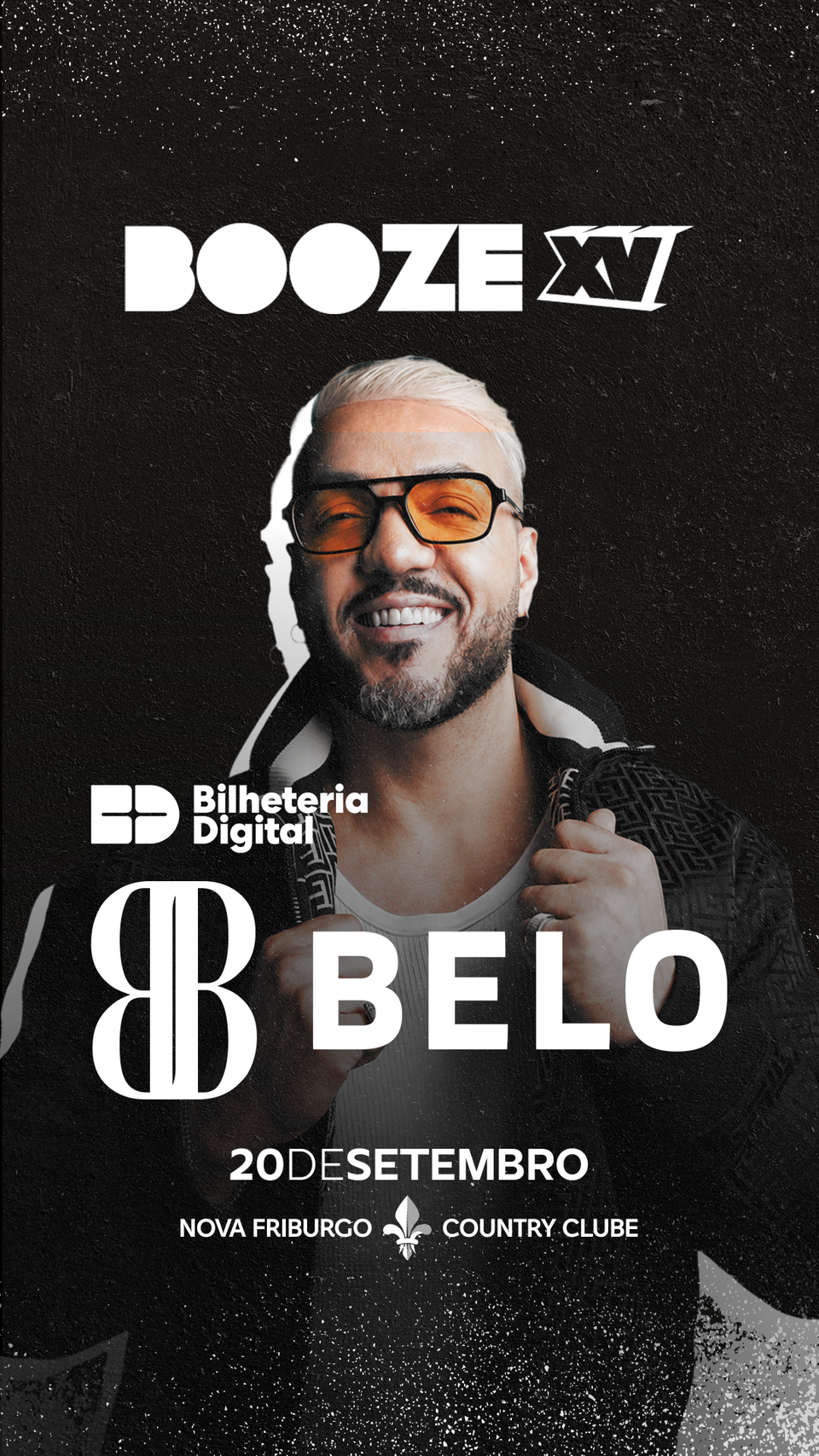 Booze XV anos traz Belo e grandes atrações para o Clube