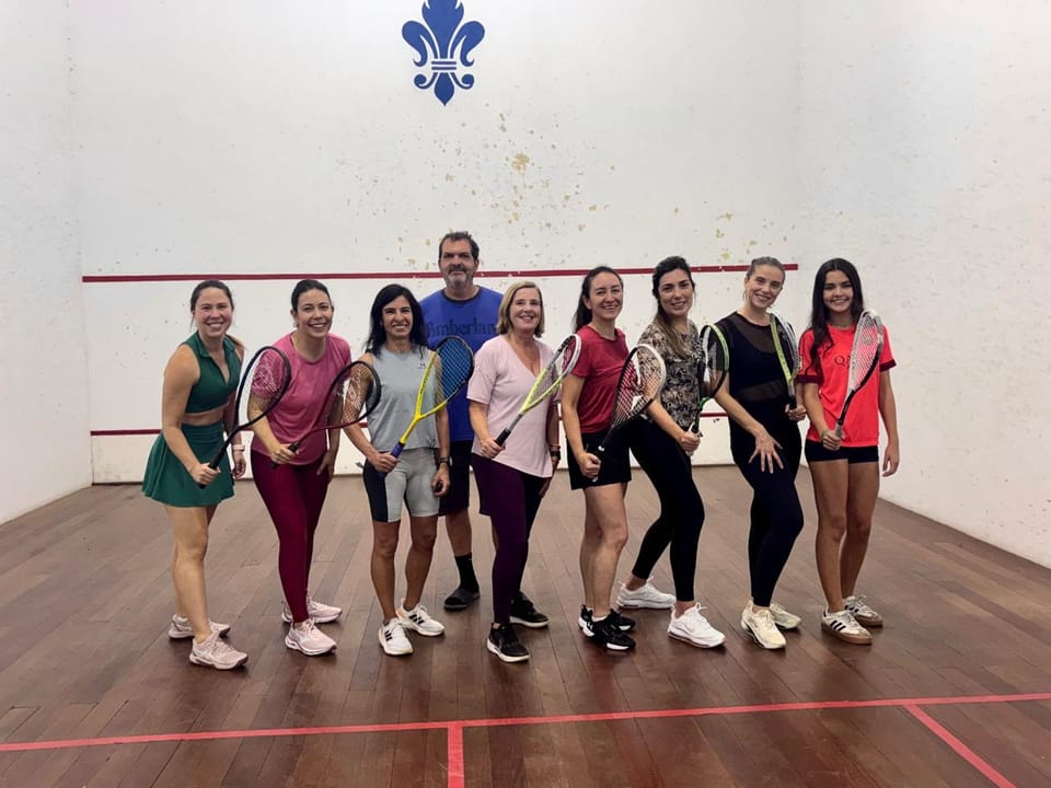 Squash também é encontro!