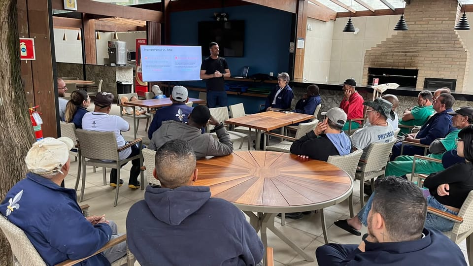 Equipe do NFCC participa de treinamento sobre primeiros socorros