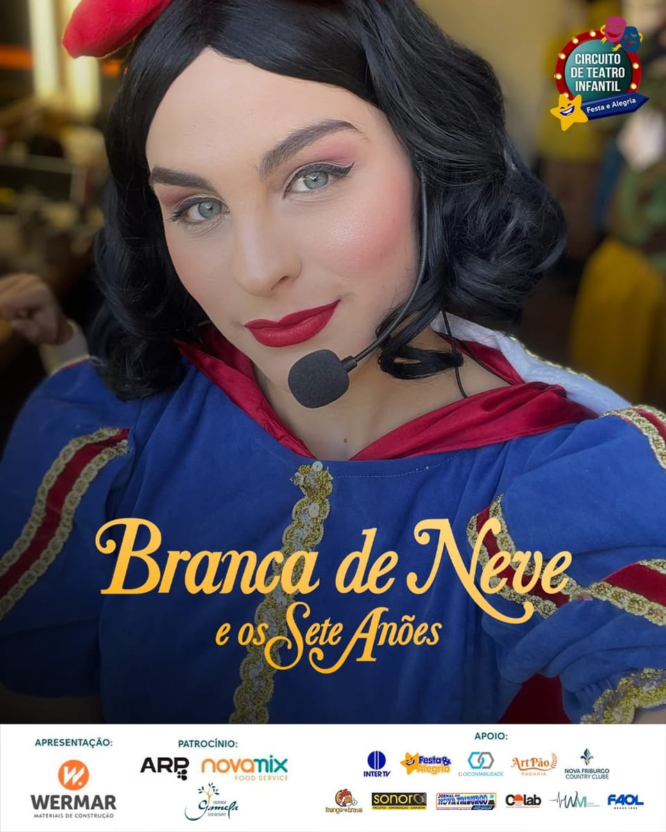 Branca de Neve e os Sete Anões chega ao teatro no próximo domingo