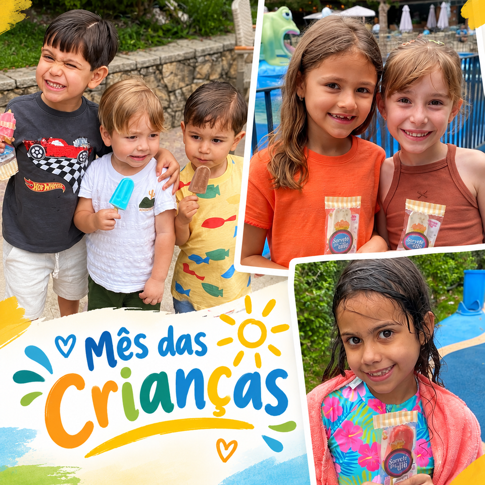 Mês das Crianças | Programação começou com picolé e tem muito mais